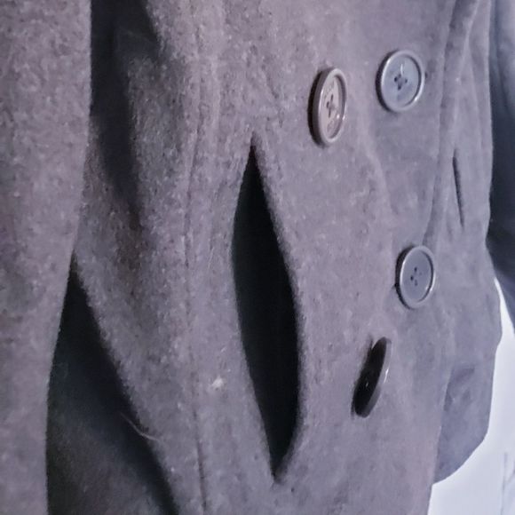 Jacob Wool Pea Coat Jacket - Picture 4 of 4